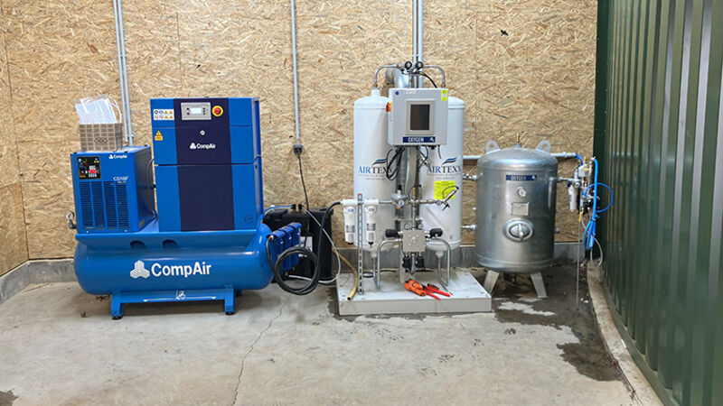 Anlage von BWE Energiesysteme