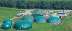 Biogasanlage Luftfoto
