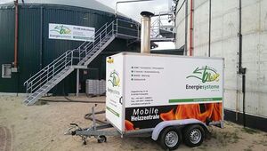 Mobile Mietzentrale für Heizung