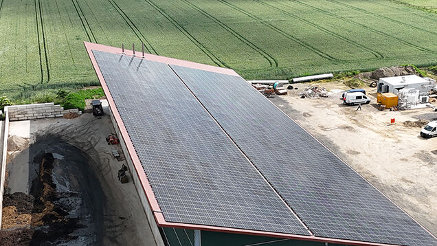 Installation einer 500 kWp PV-Anlage Photovoltaikanlage