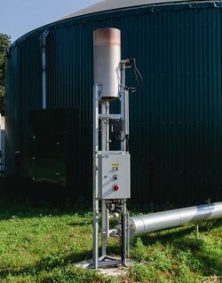 Biogasfackel