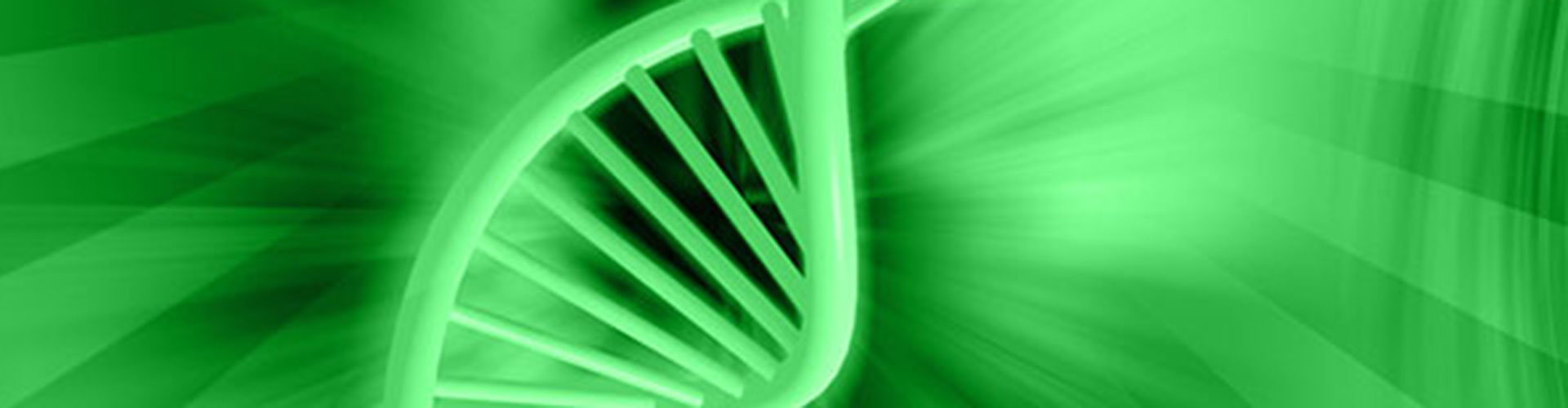 DNA auf grünem Hintergrund